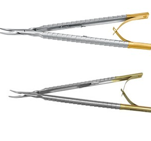 Micro Needle Holder, 15 & 17cm - Curved
